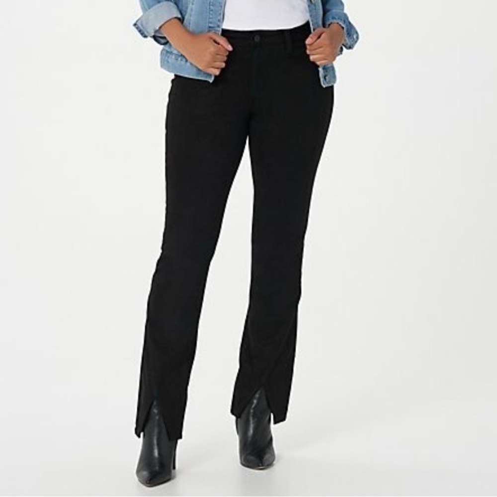 Laurie Felt Faux Suede Baby Bell Triangle Hem 
Flare Jeans Women's 10‎ NWT
